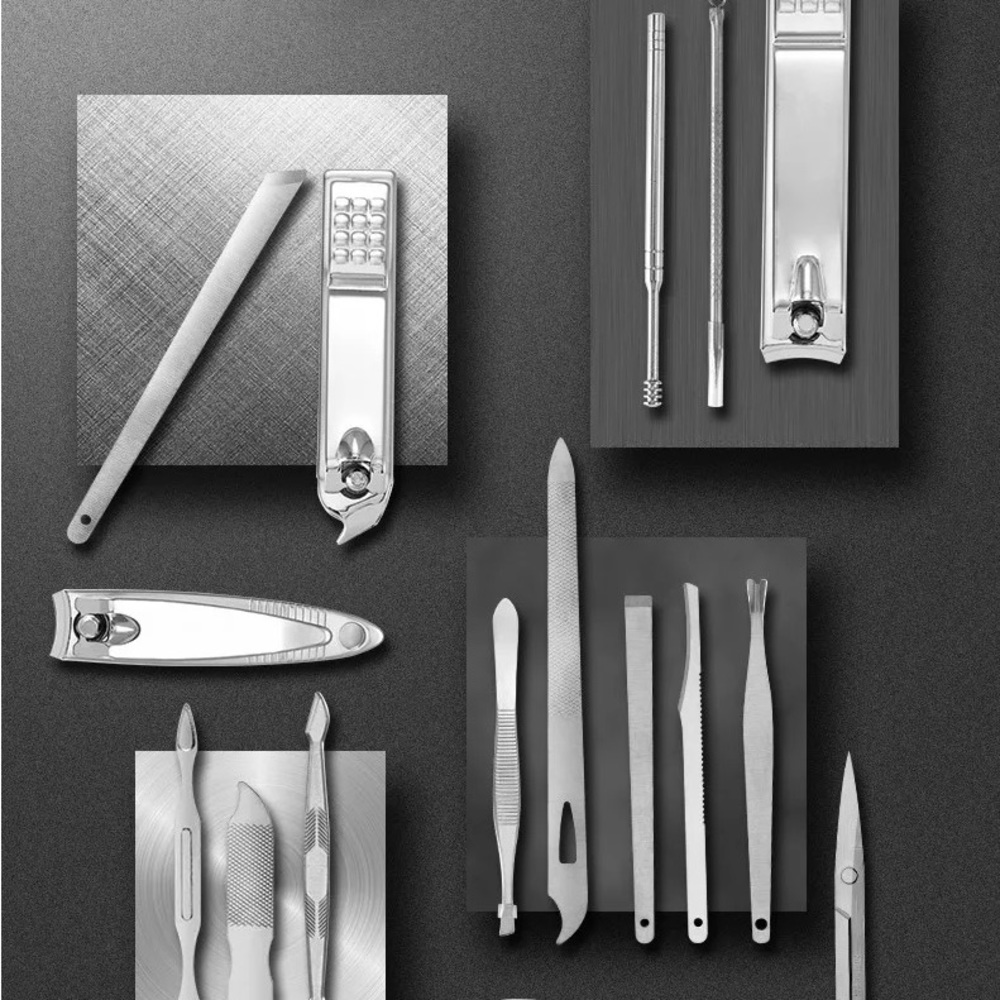 19 in 1 Stainless Steel Manicure Set - Picture 7 of 13